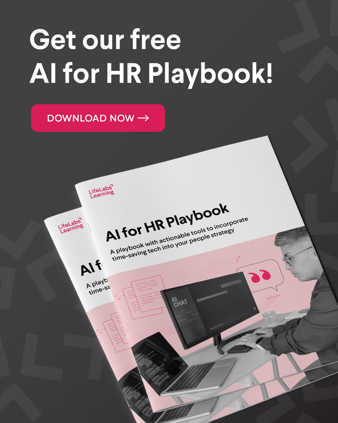 AI for HR playbook ad 4x5