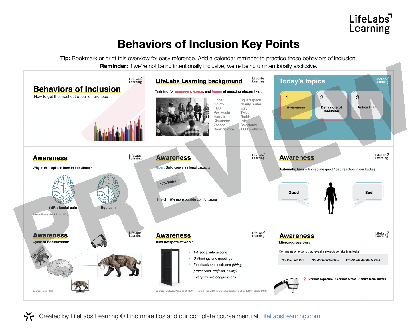 Behaviors of Inclusion Key Points Preview-1